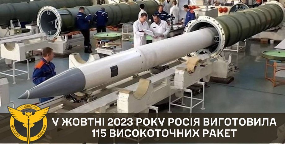 У ГУР надали перелік російських ракет