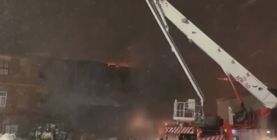 Подмосковье, пожар, МЧС России, фото