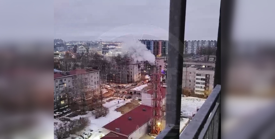Санкт-Петербург, атака БПЛА, обстріл, дрон, Росія, нафтобаза, фото
