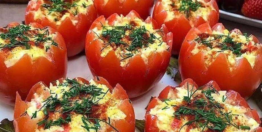 фаршировані помідори фаршировані помідори, закуска