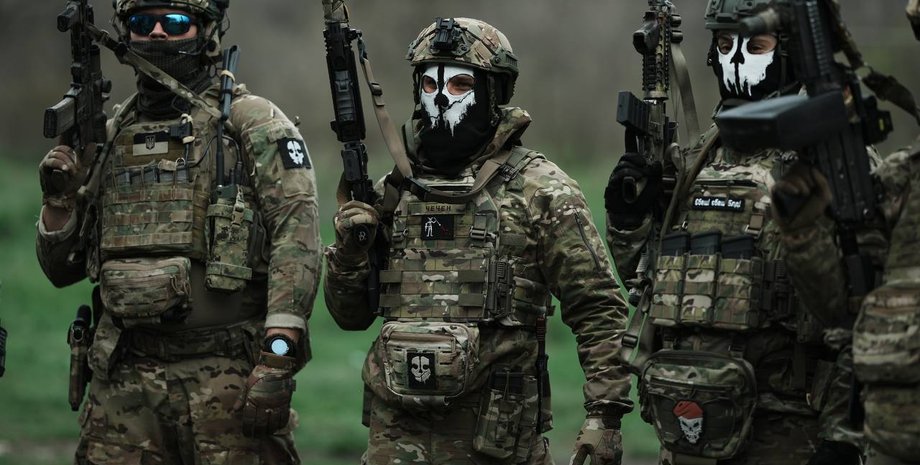 Спецназовцы подразделения "Шаман" военной разведки Украины