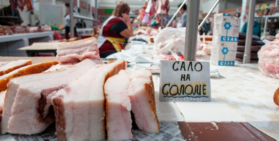 сало, свиное сало, свинина, свинина, мясо, рынок