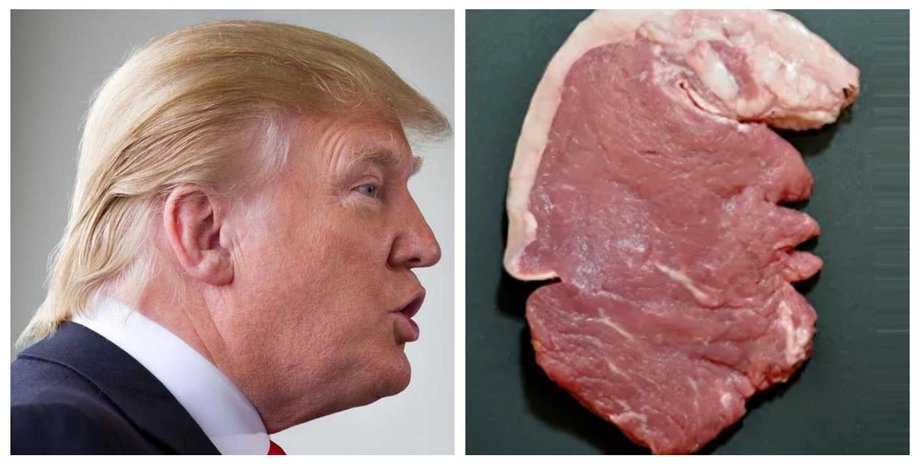 Дональд Трамп, свиняча відбивна