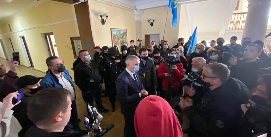 Мэр Николаева, Александр Сенкевич, митинг