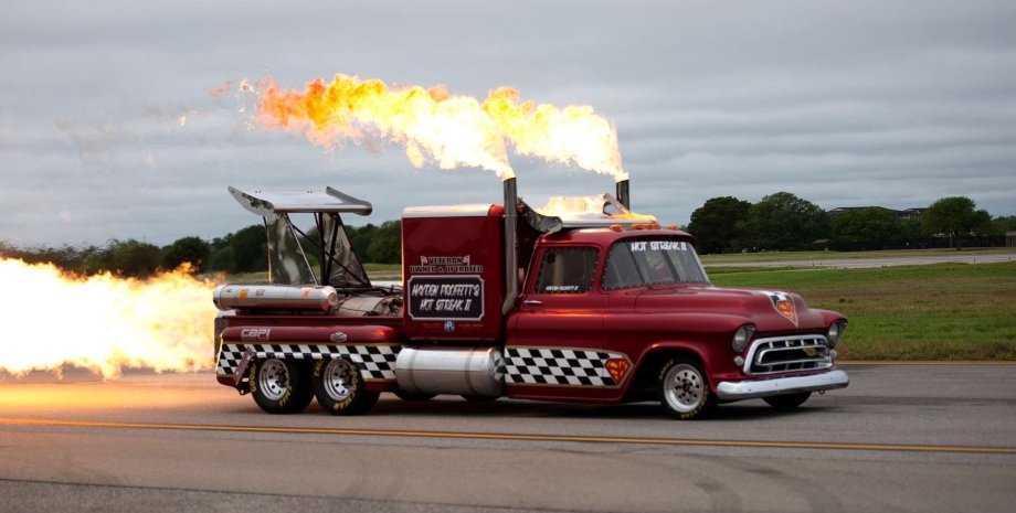 Hot Streak II, реактивный автомобиль, реактивный грузовик, мировой рекорд скорости