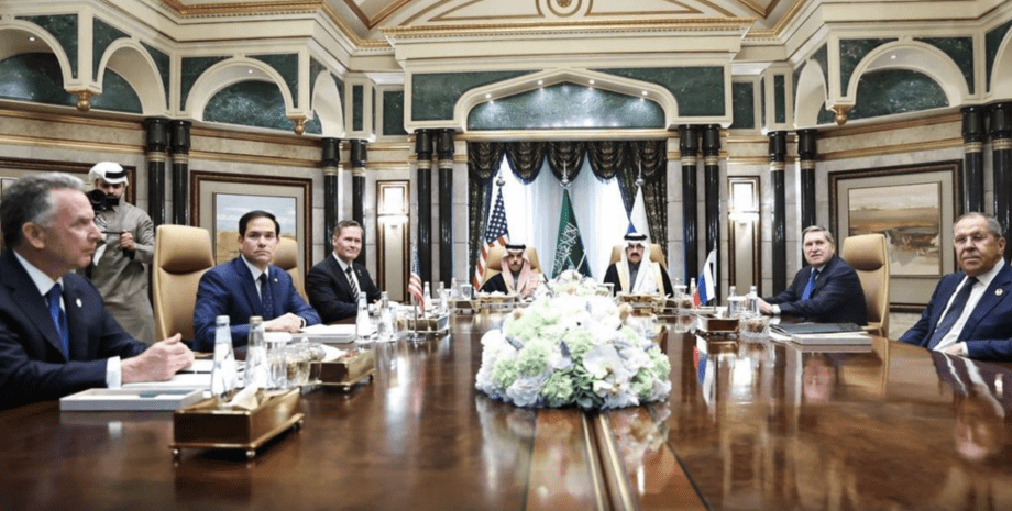 Переговоры в Эр-Рияде Переговоры в Эр-Рияде, встреча делегаций сша и россии, переговоры сша и россии, саудовская аравия, российско-украинская война