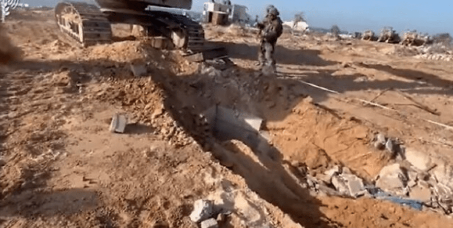 Ізраїль, війна в Ізраїлі, бойовики ХАМАС, підземне місто Газа, знищення тунелів