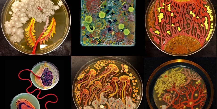картина з мікробів