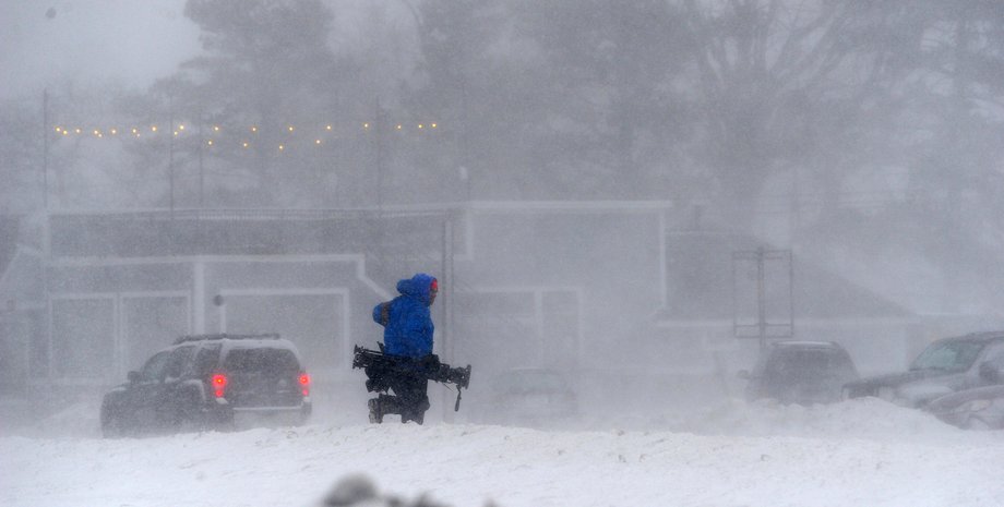 сніговий шторм США, сніговий шторм, крижаний шторм, погода в США, крижаний шторм в США