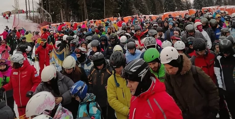 очереди, подъемник, буковель