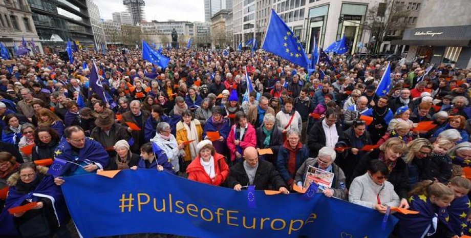 Митинги за единую Европу
