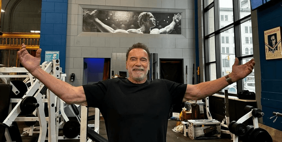 Арнольд Шварценеггер, бодибилдер, актер, политик, спортзал, тренажеры