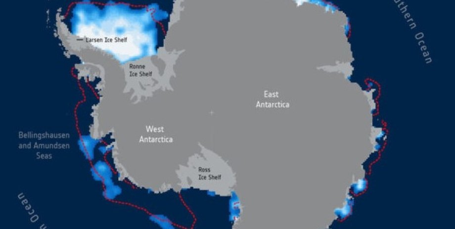 антарктида, морской лед, потеря морского льда