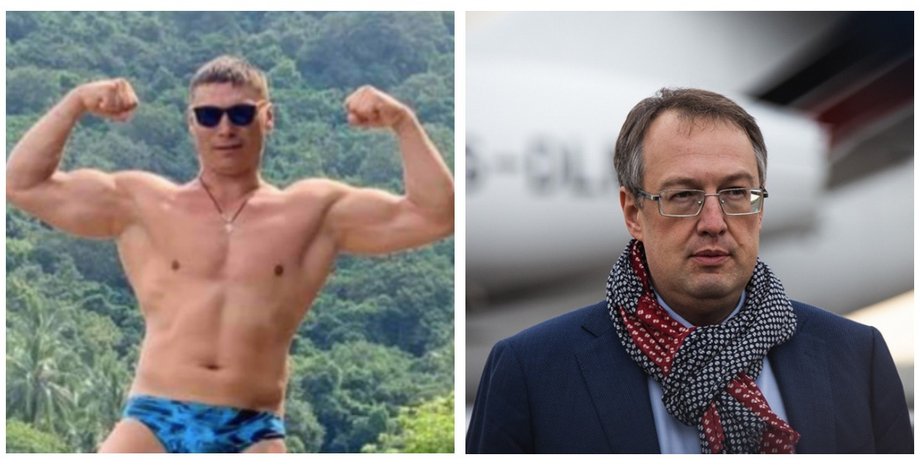 Роман Романюта, Антон Геращенко, колаж, розшук