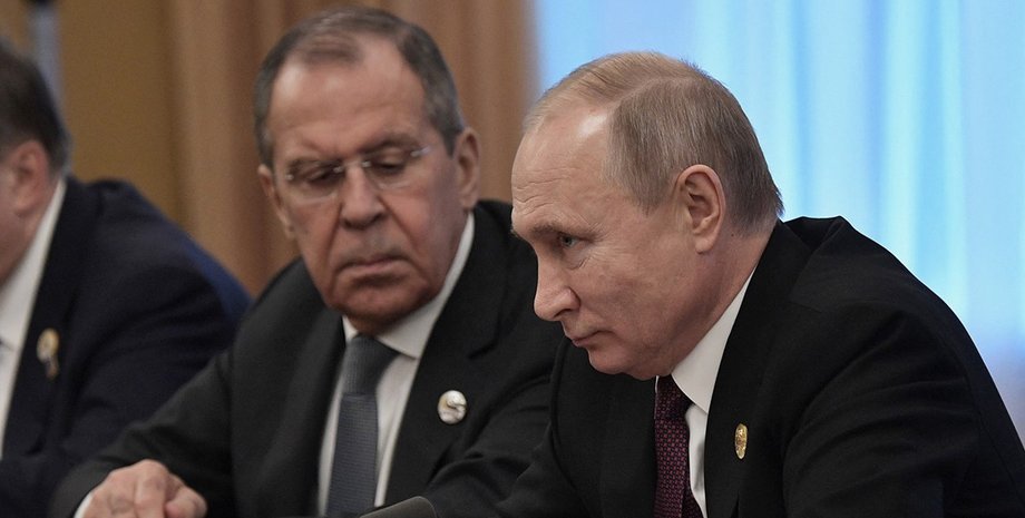 президент Путін і міністр Лавров Путін і Лавров