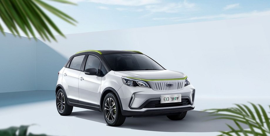 Новый Geely Geometry EX3, Geely Geometry EX3, электромобиль Geely Geometry EX3, китайский электромобиль