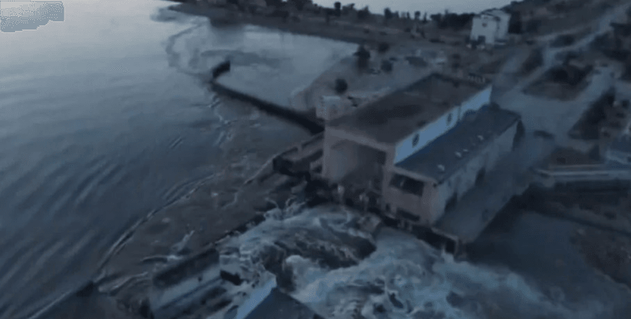 подрыв каховской гес