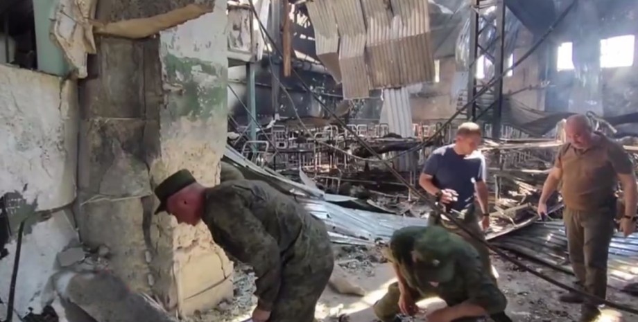 Обстріл Оленівка СІЗО вибух Азов українські військовополонені провокація окупанти