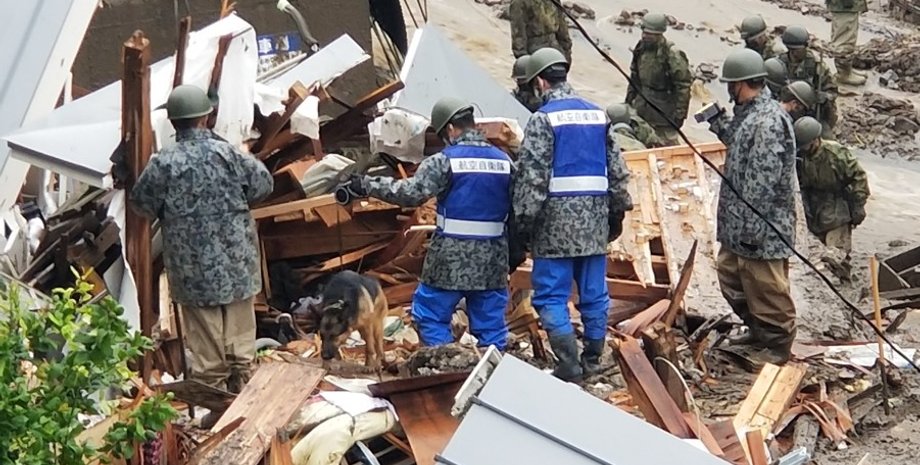 атами, япония, оползень