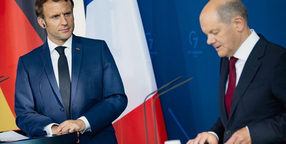 Шольц, Макрон