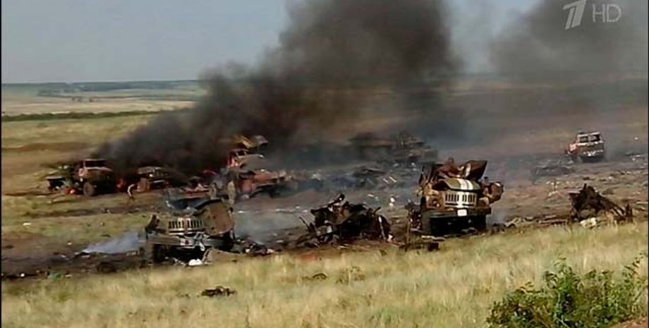 Место теракта / кадр "Первого канала"