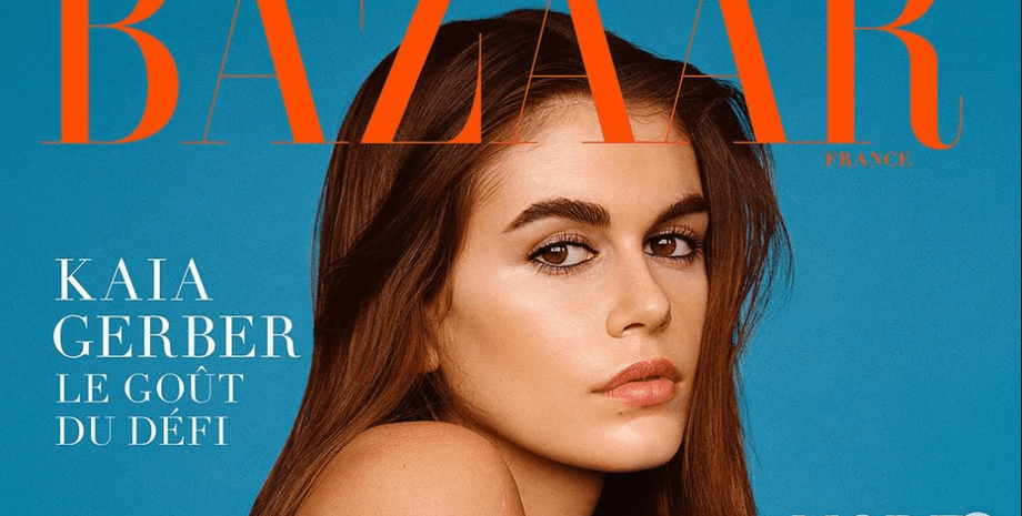 Кайя Гербер, Harper's Bazaar, дочь Синди Кроуфорд, обложка глянца, Остин Батлер, кайя гербер стиль
