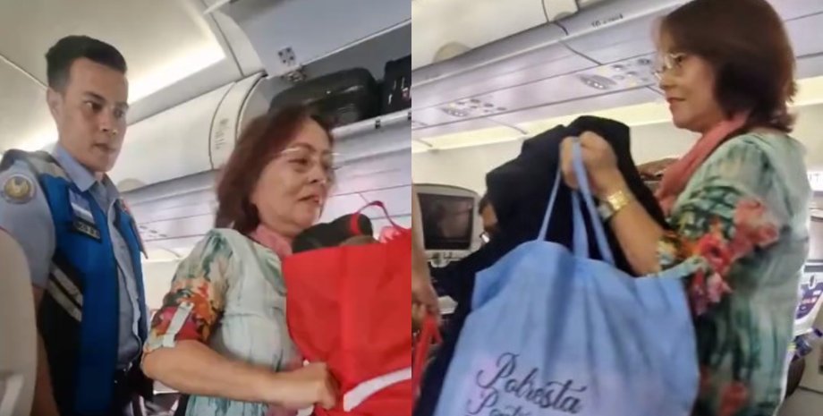 Пассажирка самолета, шутка, неудачная шутка, бомба в самолете, взрывчатка, сказала о бомбе, арестовали пассажирку, пожилая женщина, Batik Air