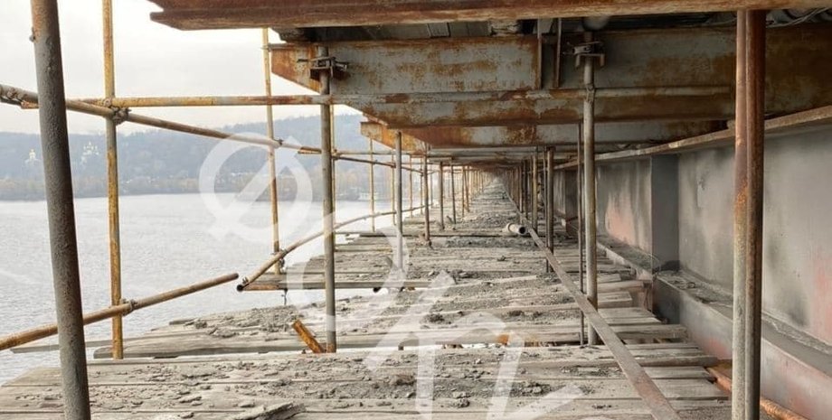 мост Патона, мост в Киеве, переправа через Днепр