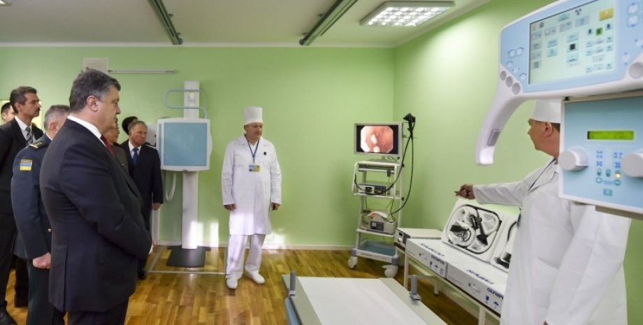 Новое оборудование для госпиталя ГПСУ / Фото: Пресс-служба президента