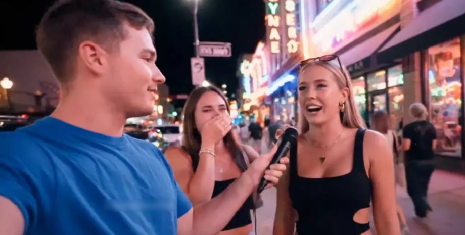 Уличное интервью с двумя девушками, которое было сгенерировано с помощью ИИ, напугало людей