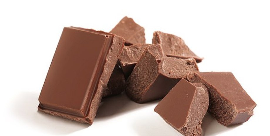 Шоколад, кусочки шоколада