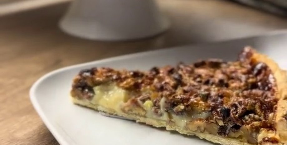 тарт с орехами и сгущенкой