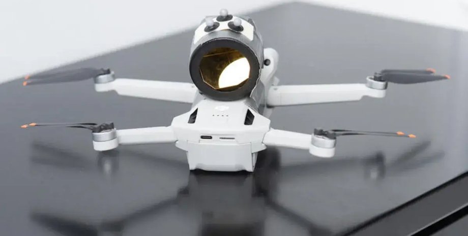 дрон, дрон с лазерным датчиком