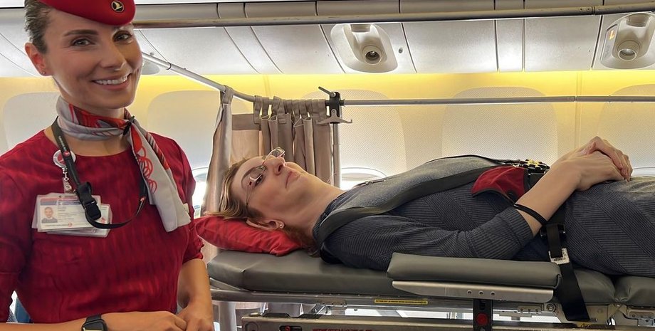 Найвища жінка у світі під час перельоту