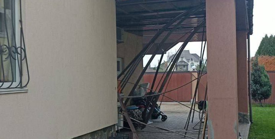 Атака, повреждение дома, ВС РФ, обстрел