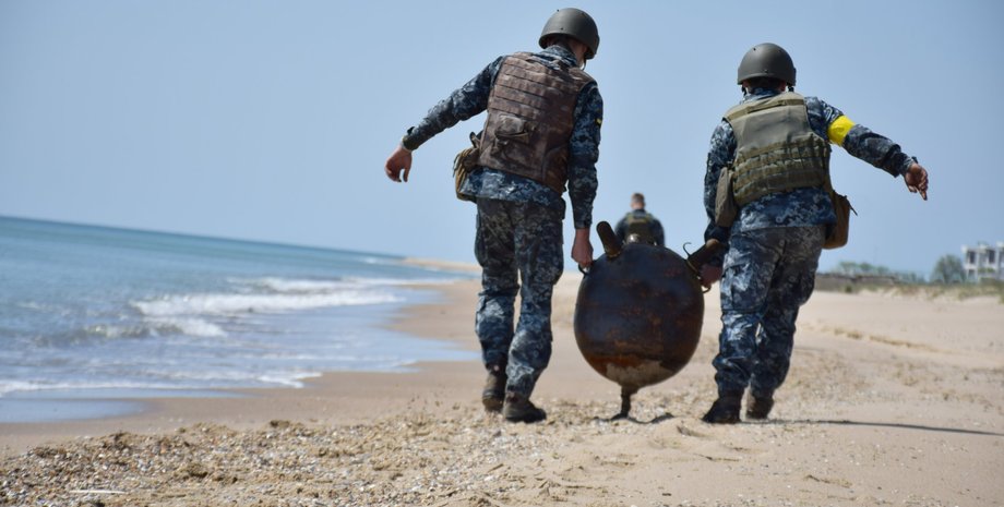 міна, морська міна, міни в морі