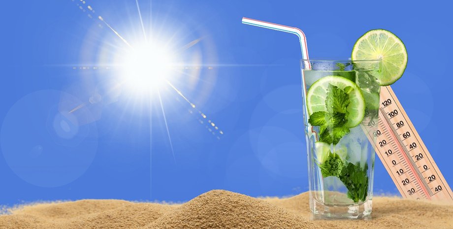 Висока температура та сонце під час літньої спеки