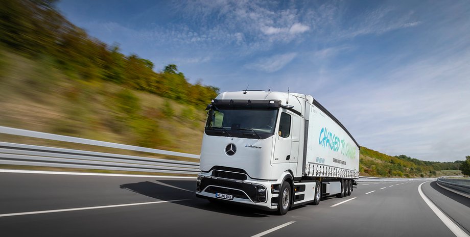 Mercedes, Mercedes-Benz, Mercedes-Benz eActros 600, Авто, Автомобілі, Вантажівка, Тягач, Фото