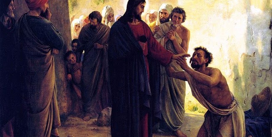 иисус вернул зрение слепому