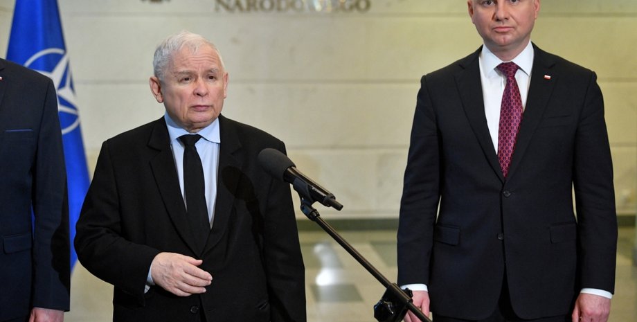 Ярослав Качинський та Анджей Дуда, Польща Качинський, Польща Дуда, Качинський про Україну, Дуда про Україну, Польща зернова угода, Польща вибори Україна, Польща ПіС