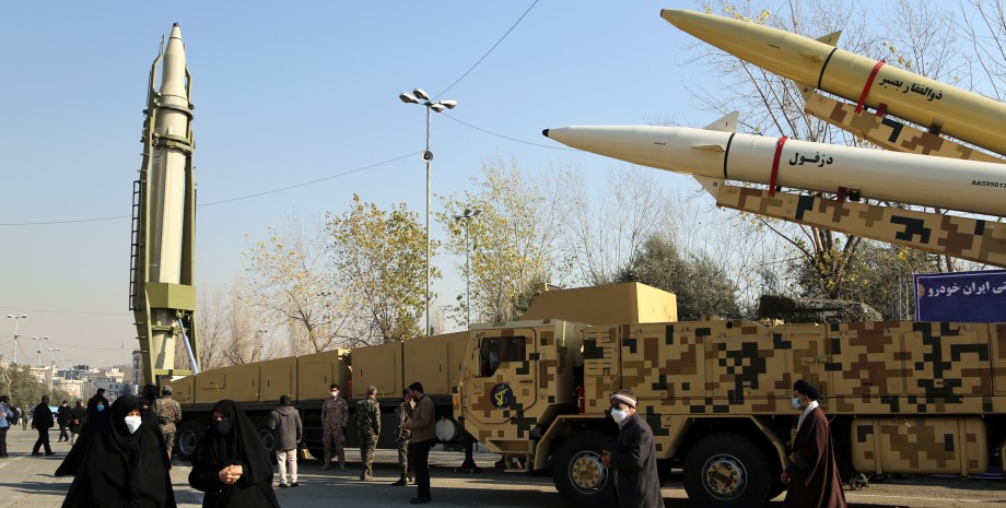 Иран, ракеты, война, фото