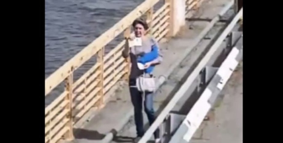 новости херсона, олешки, херсон сегодня, правый берег, силы обороны,женщина, украинский паспорт