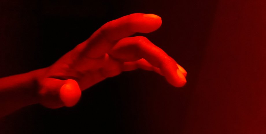 рука, человек, свет