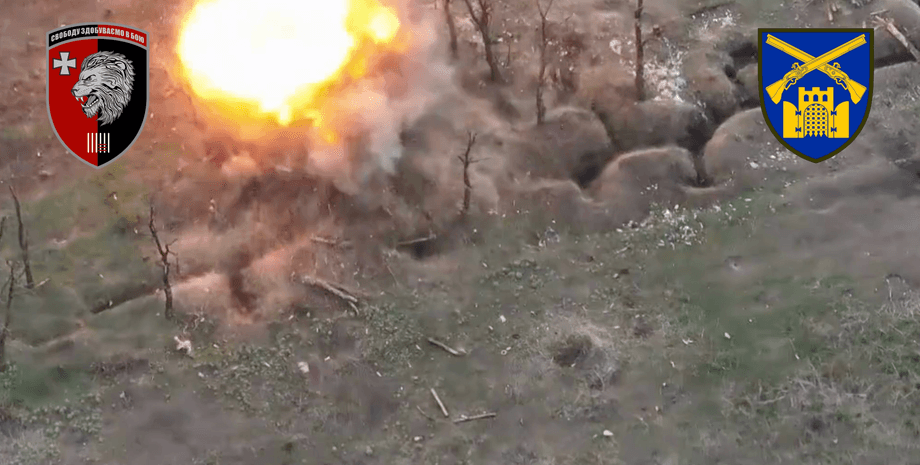 Наземный дрон, взрыв, БПЛА, атака, позиции РФ