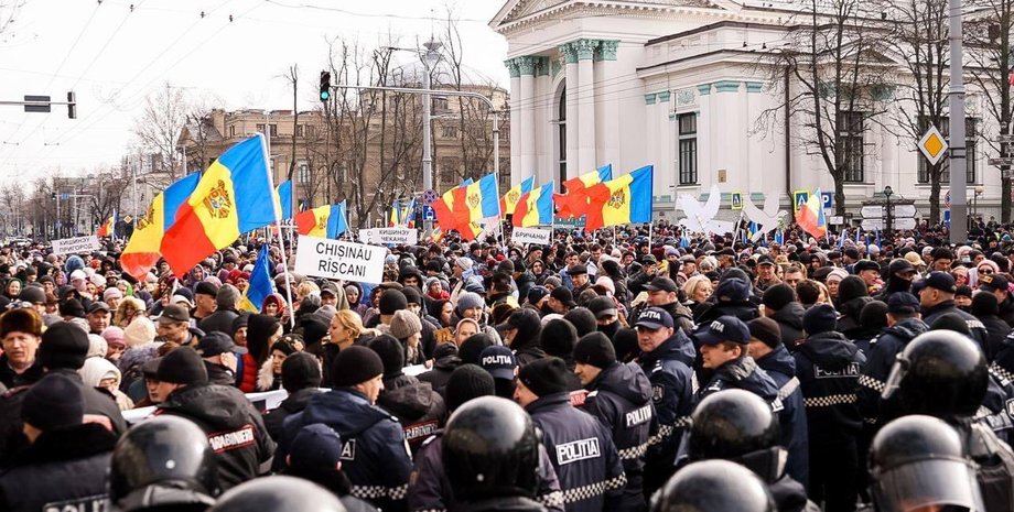 протест в Молдові, акція протесту, дестабілізація ситуації, мітинг, Кишинів, гібридна війна, Російська Федерація