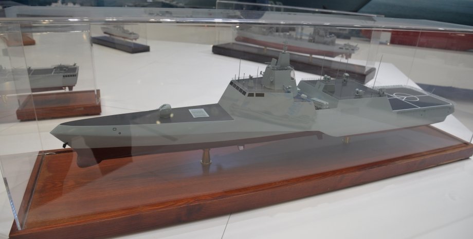 модель нового фрегата, китайский фрегат, фрегат, модель фрегата