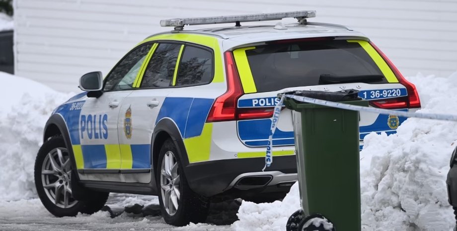 Машина, полиция, Швеция, фото
