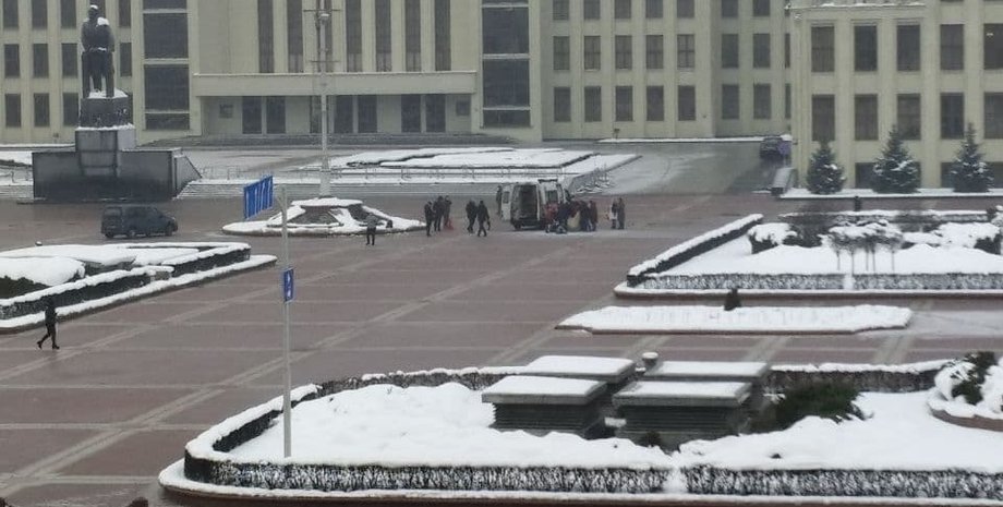 минск, беларусь, протесты, самоподжог, видео