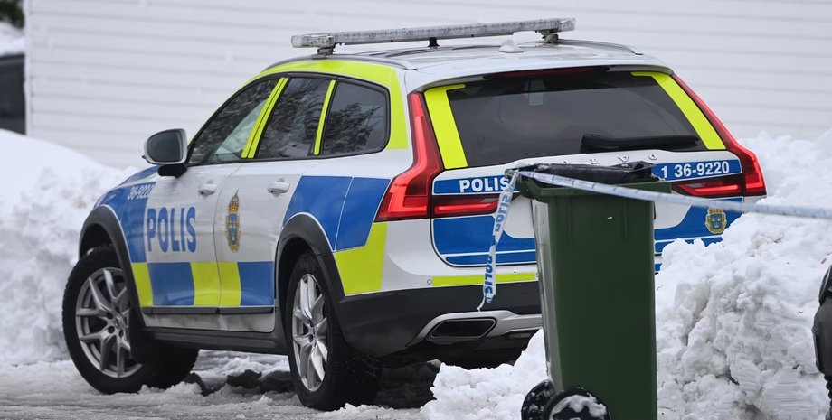Машина, полиция, Швеция, фото