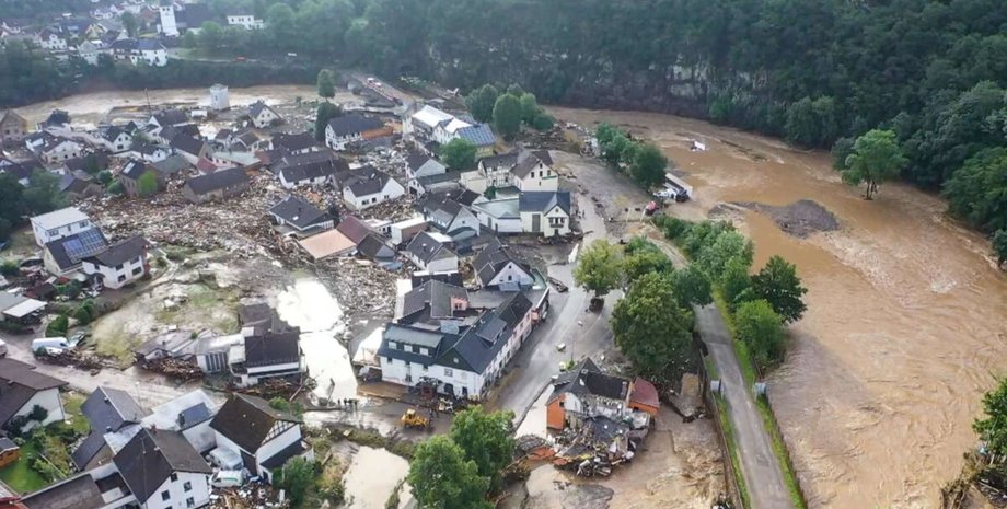 Последствия наводнения в Германии